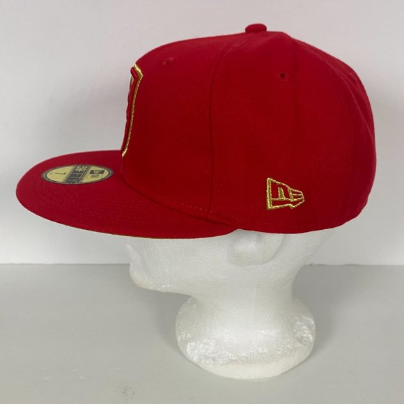 NEW Toronto Raptors New Era 59Fifty NBA Team Shield Fitted Hat Cap Mens Size 7 - Picture 4 of 11